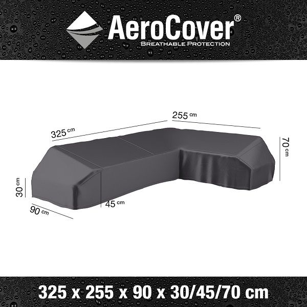 AeroCover hoes platformset L-vorm 325x255x90xH30/45/70 cm