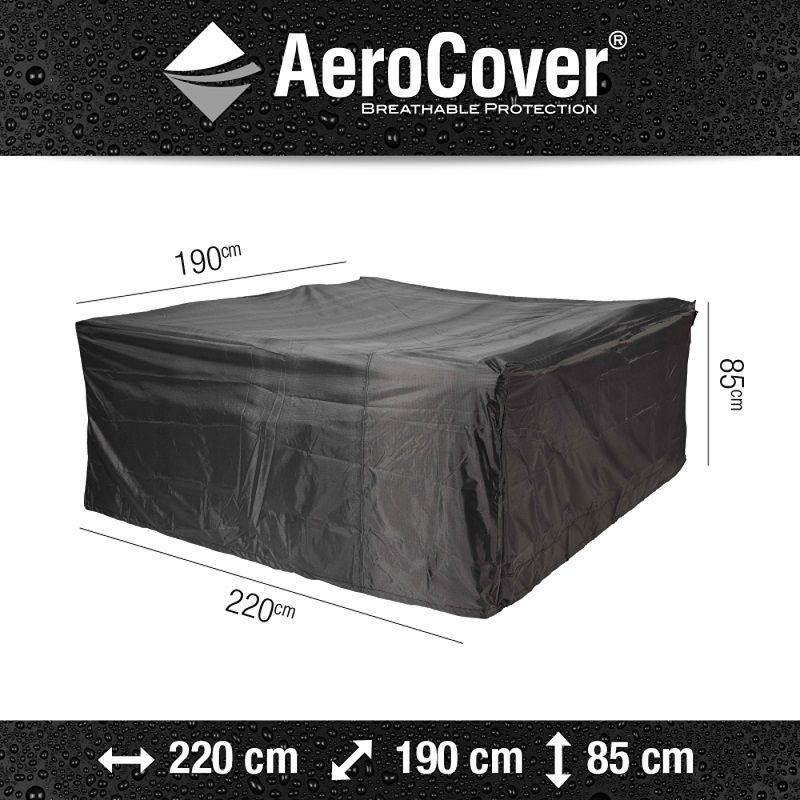 AeroCover hoes diningset 220x190xH85 cm
