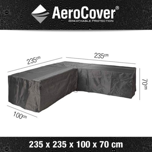 AeroCover hoes loungeset L-vorm 235x235x100xH70 cm