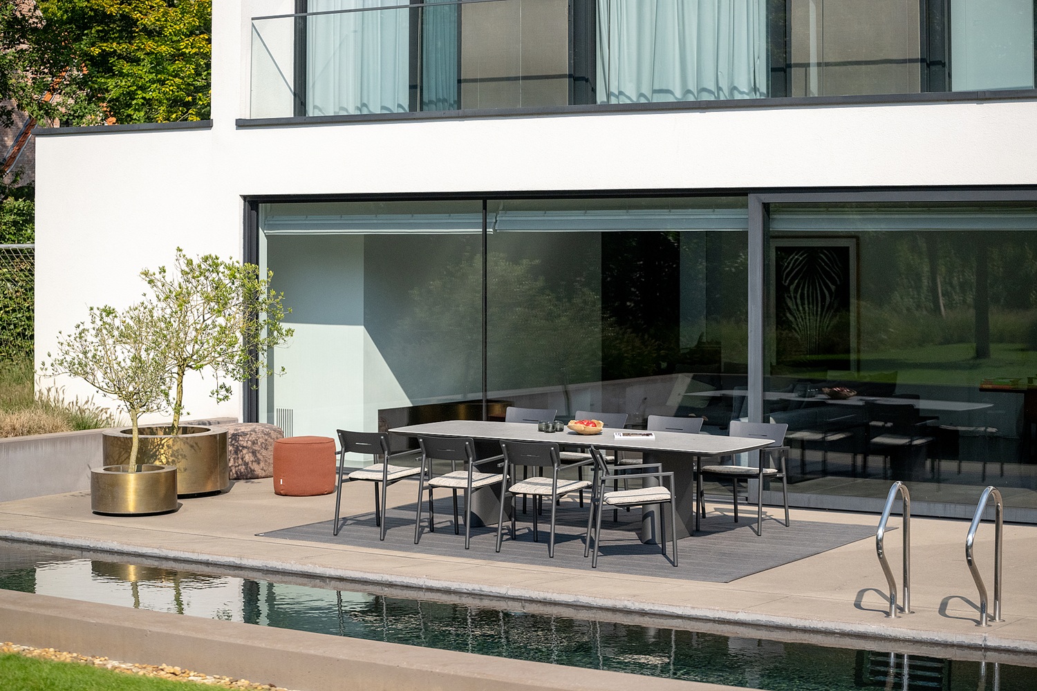 Jati Kebon LYNSA dining stoel Charcoal - Afbeelding 3