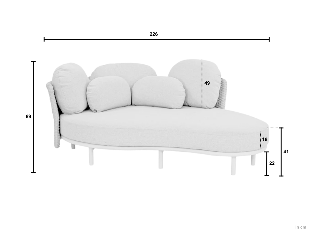 Applebee CHILL OUT daybed - Afbeelding 2