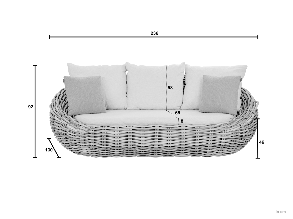 Applebee COCOON loungebank - Afbeelding 6