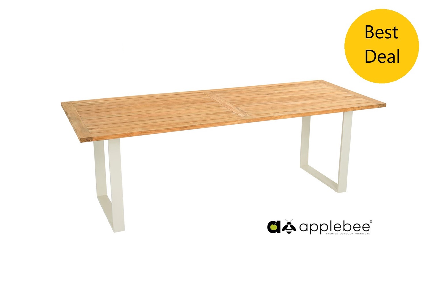 Applebee Condor tafel Oyster 190x95cm