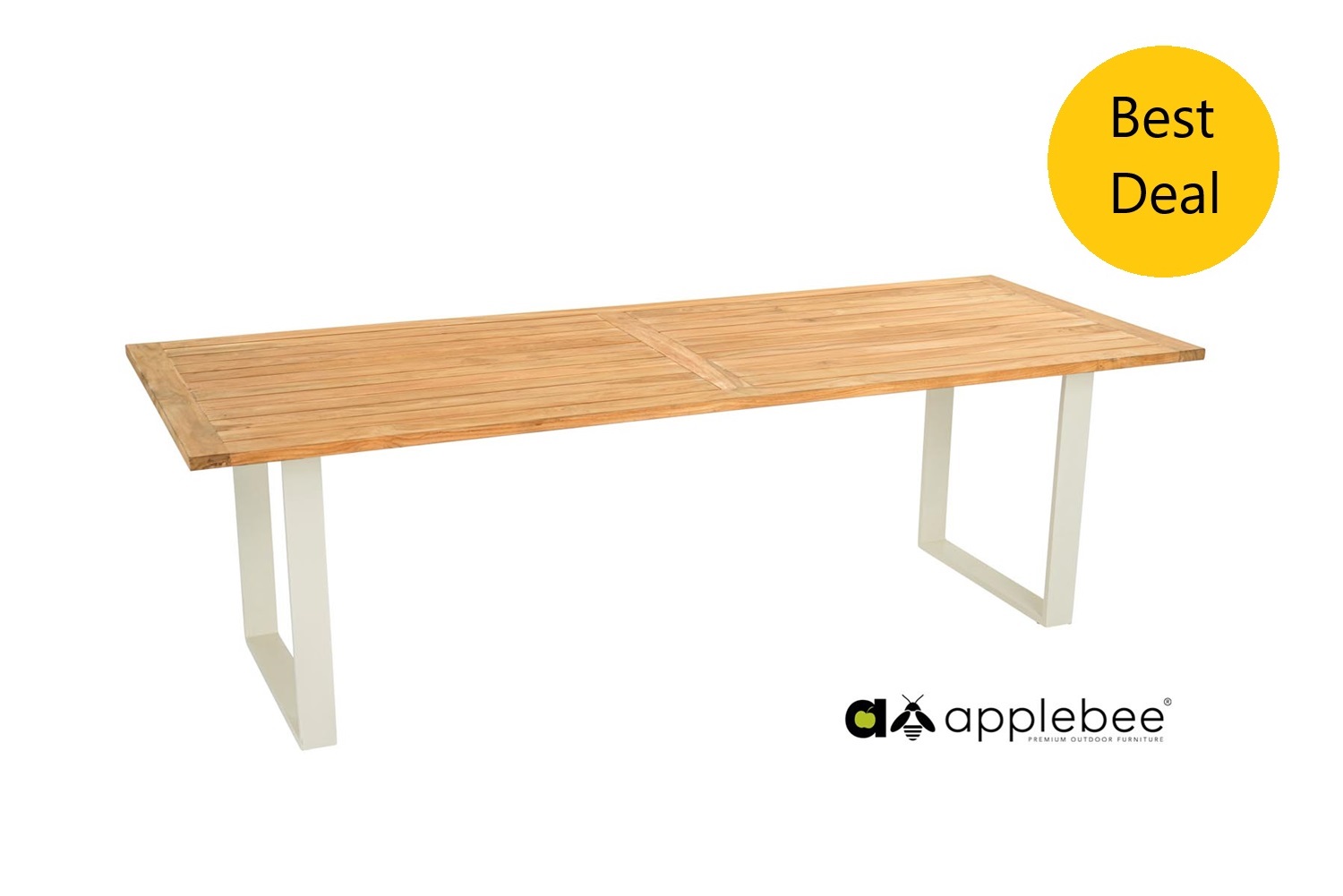 Applebee Condor tafel Oyster 240x95cm