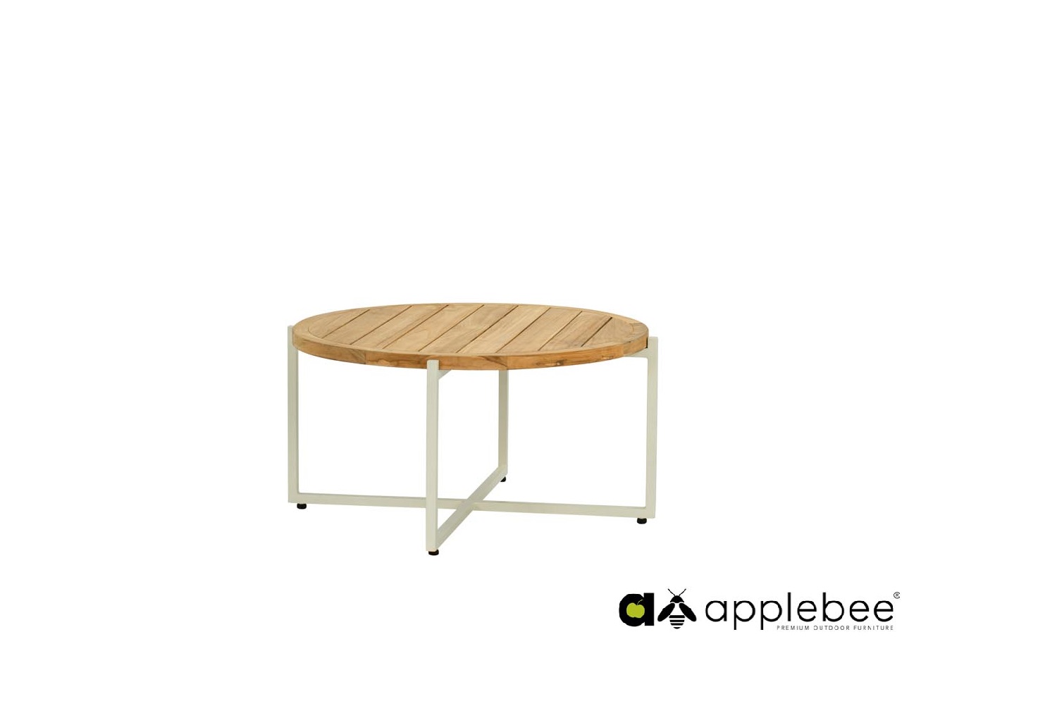 Condor coffee tafel Oyster Ø74cm-teak