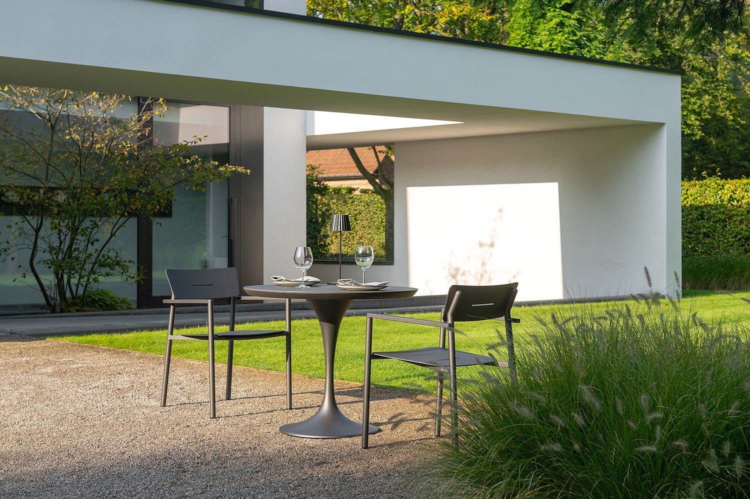 Jati Kebon LYNSA dining stoel Charcoal - Afbeelding 2