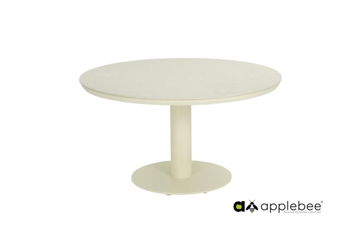 MELVILLE tafel Oyster Ø140cm