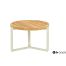 Monaco coffee tafel Oyster Ø60cm-teak