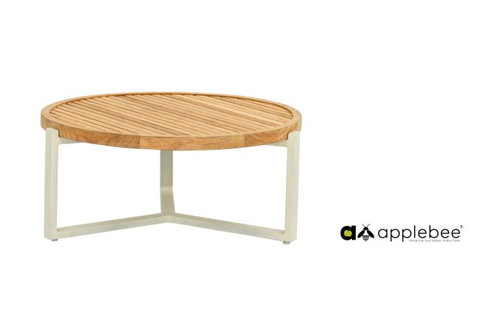 Monaco coffee tafel Oyster Ø75cm-teak