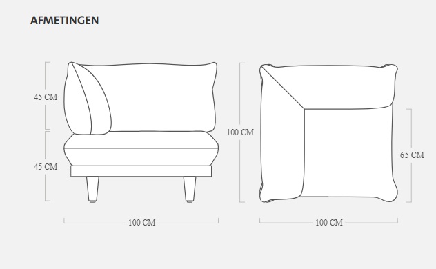 Fatboy Paletti lounge Corner Sahara - Afbeelding 9