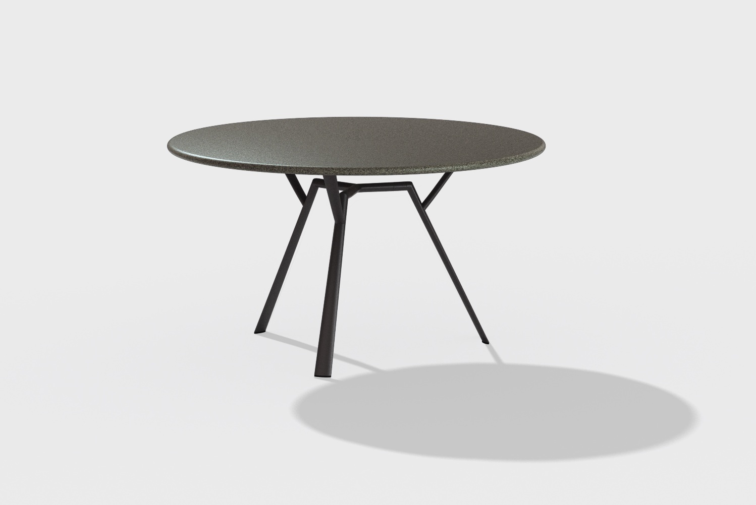 Radice Quadra tafel Ø130cm Speckled-antraciet