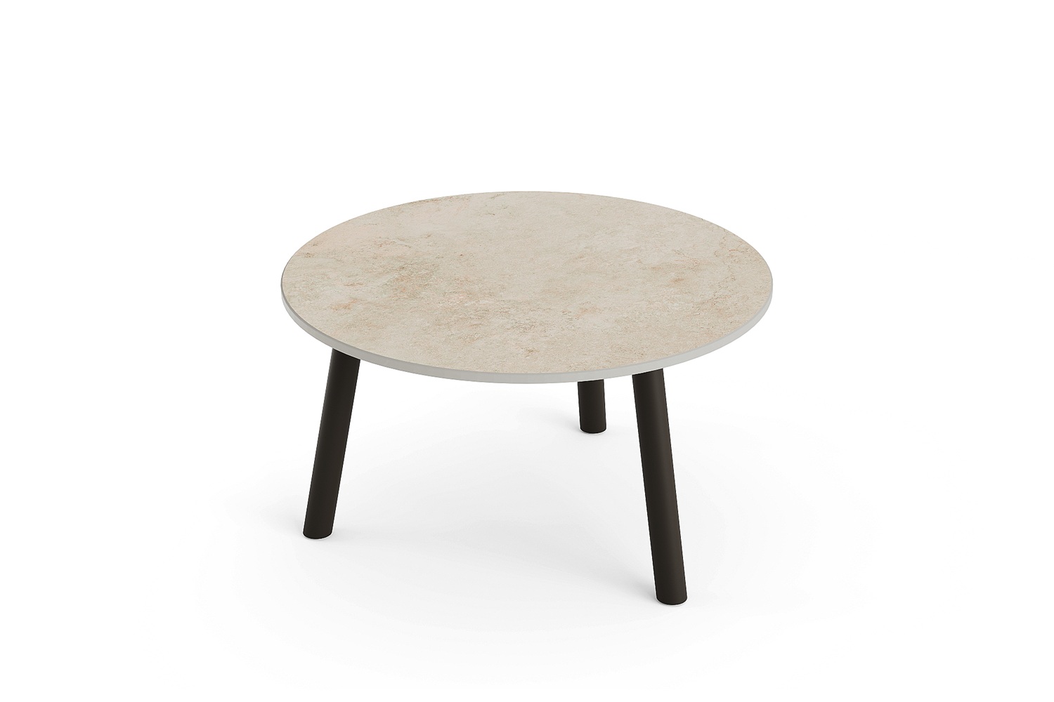 Jati Kebon Ronda sidetable-Ø60cm bronze-chianca
