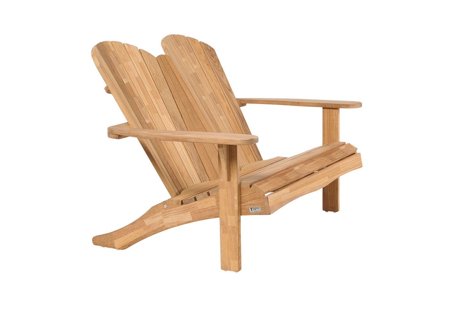 Traditional Teak Sienna beach-chair-2-seater