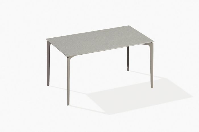 Fast Allsize tafel 130 x 80 cm Speckled grey blad