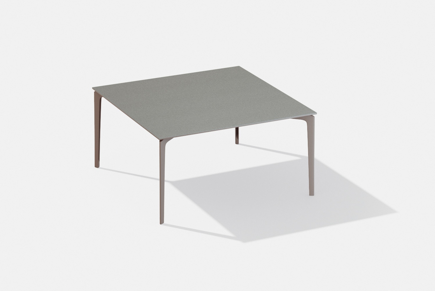 Allsize tafel 140x140cm speckled-grey