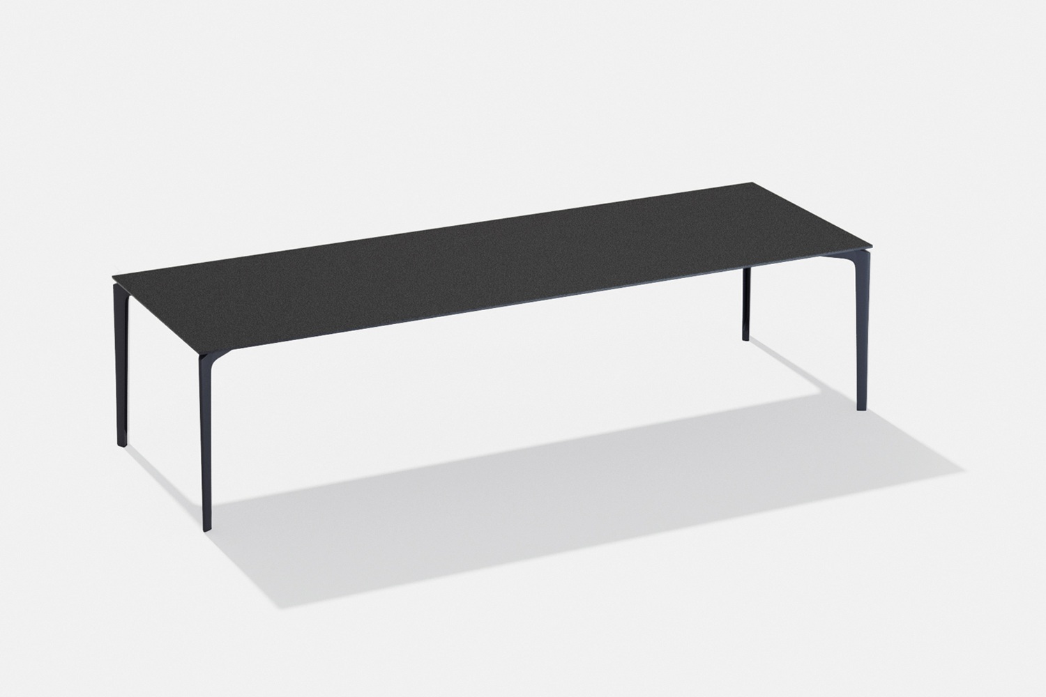 Allsize tafel 260x100cm speckled-antraciet