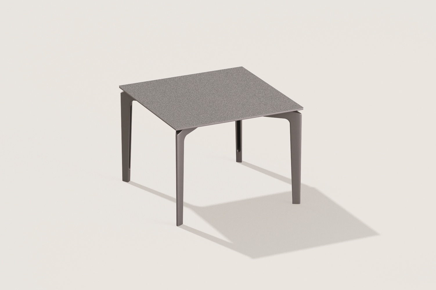 Allsize tafel 90x90cm speckled-grey