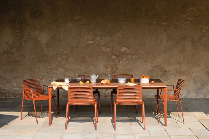 Fast Allsize tafel 220 x 100 cm Speckled antraciet blad - Afbeelding 3