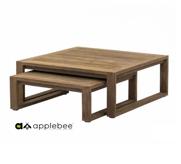 Applebee Antiqua coffee tafel set van 2