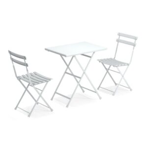 Emu Arc en Ciel bistro set Ice White