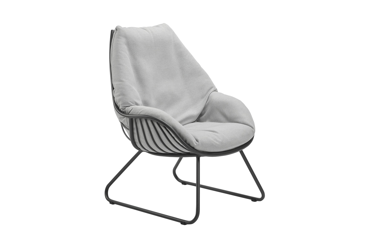 Solpuri Chill lounge-stoel antraciet