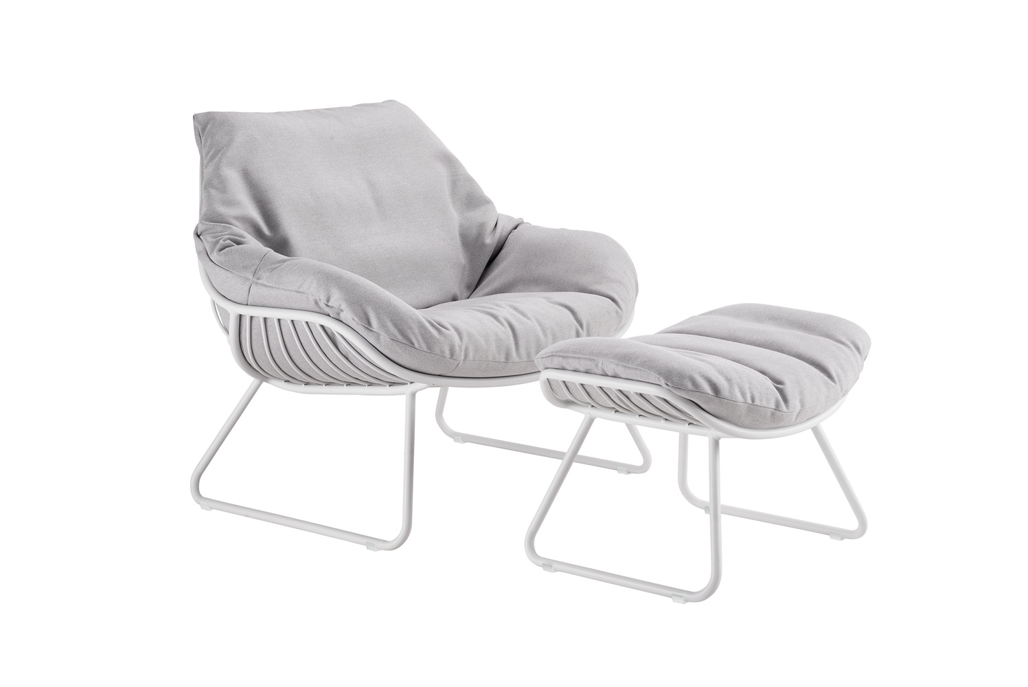 Solpuri CHILL lounge hocker white - Afbeelding 5
