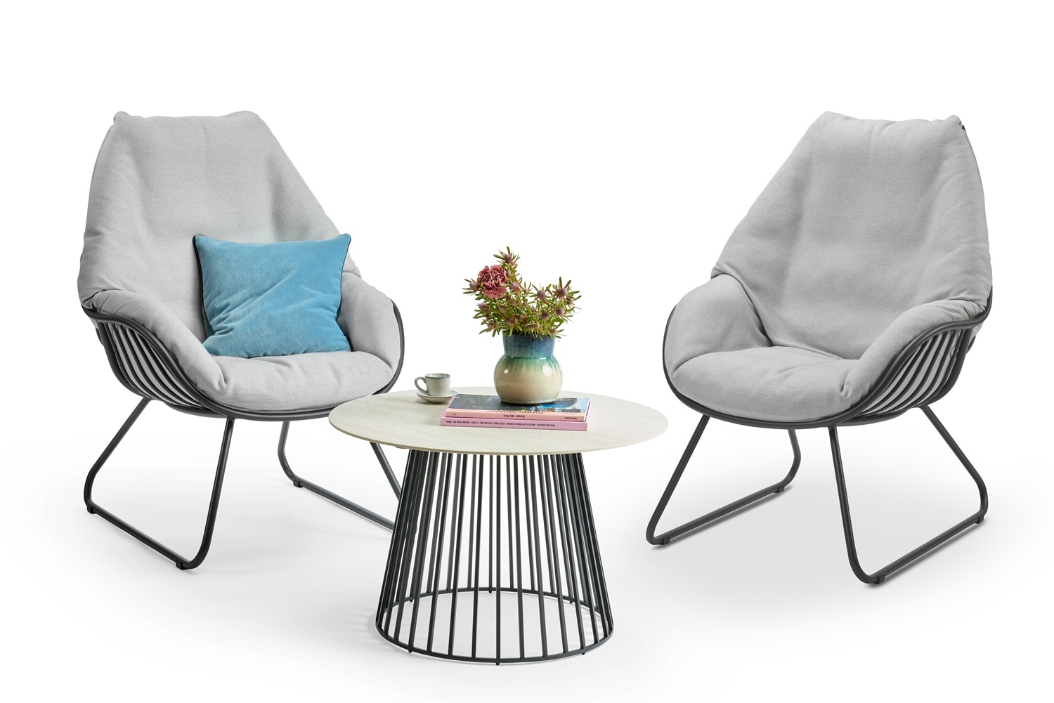 Solpuri CHILL lounge stoel antraciet - Afbeelding 2