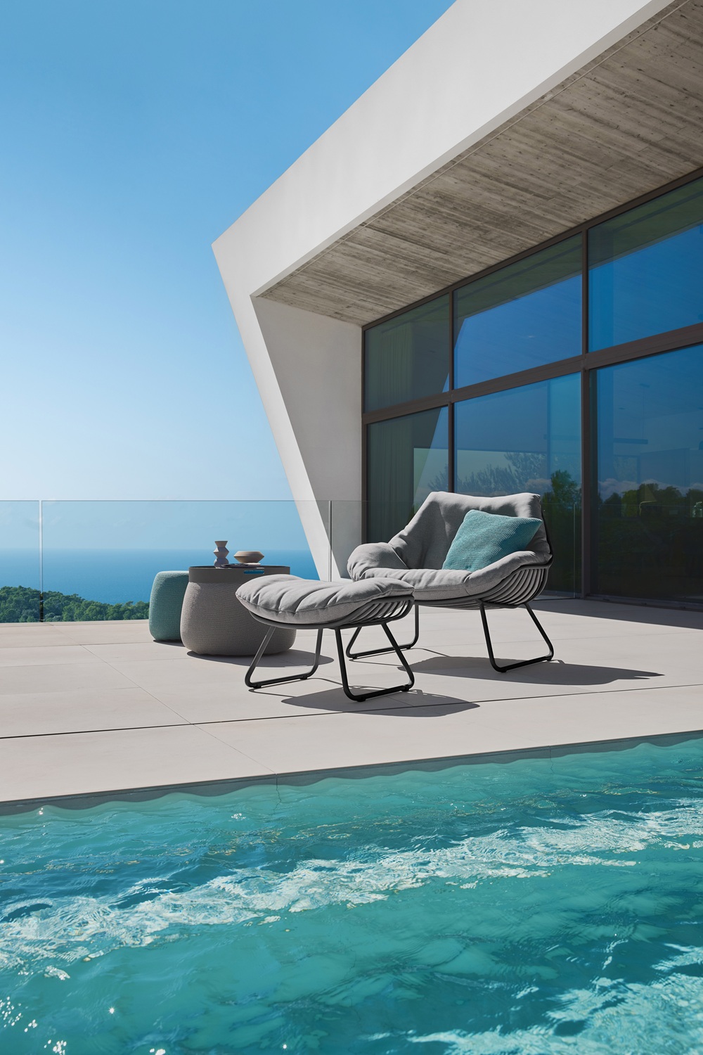 Solpuri CHILL lounge hocker antraciet - Afbeelding 2