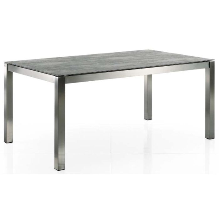 Solpuri Classic tafel RVS/Keramiek 160 x 100 cm