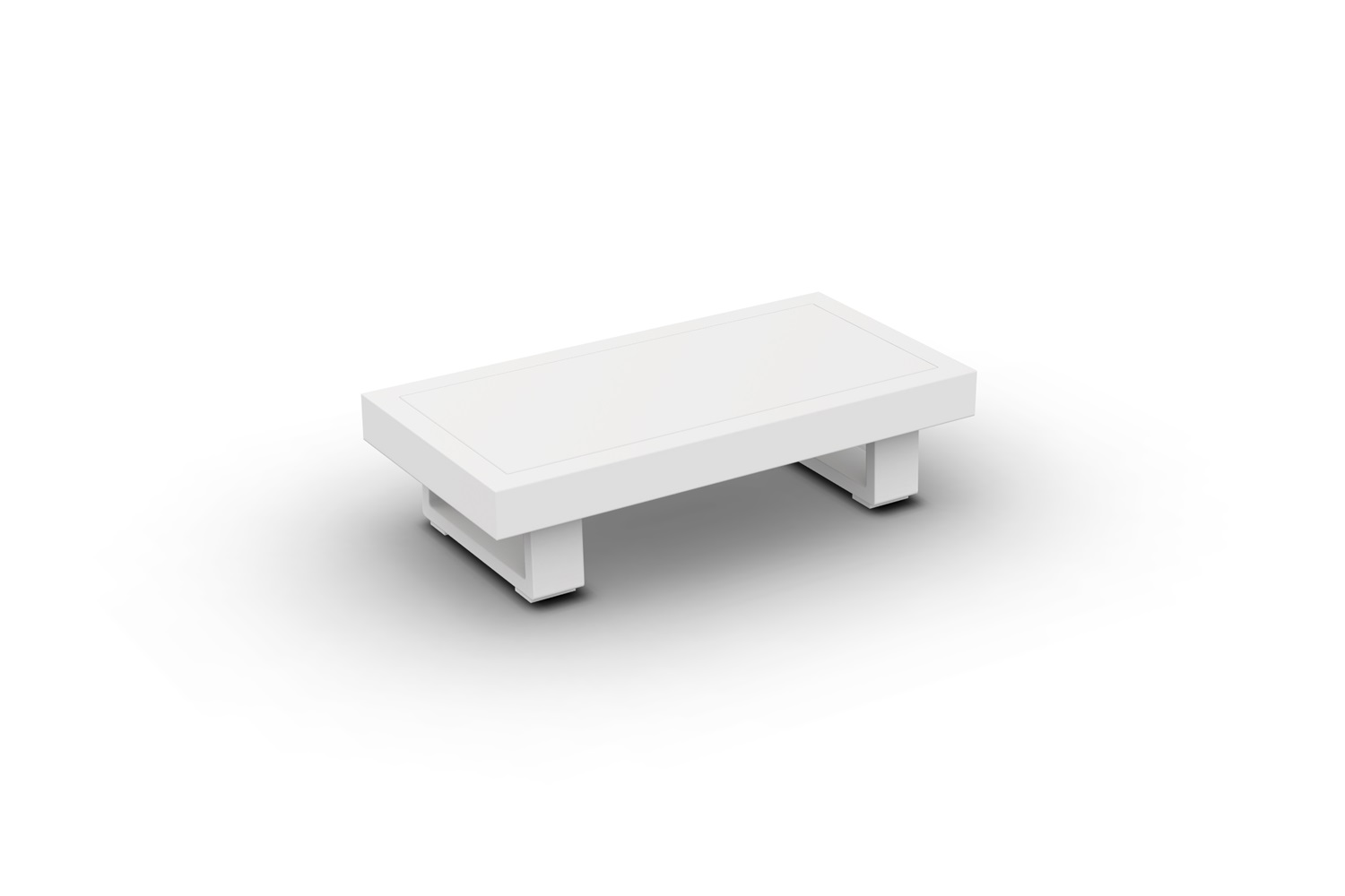 Jati-en-Kebon Fano side-table white-aluminium