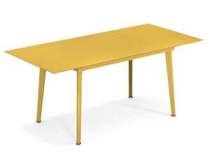 Emu Plus4 uitschuifbare tafel 120/172x80 cm Curry Yellow