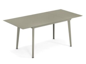 Emu Plus4 uitschuifbare tafel 120/172x80 cm Grey Green