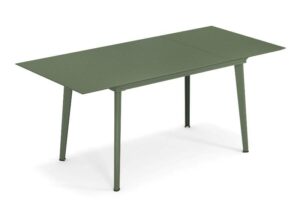 Emu Plus4 uitschuifbare tafel 120/172x80 cm Military Green
