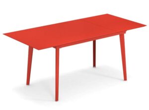 Emu Plus4 uitschuifbare tafel 120/172x80 cm Red