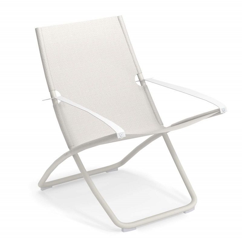 Emu Snooze deckchair matt white/ matt white