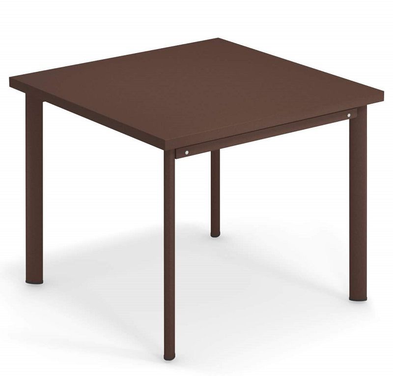 Emu Star tafel 90x90 cm Corten