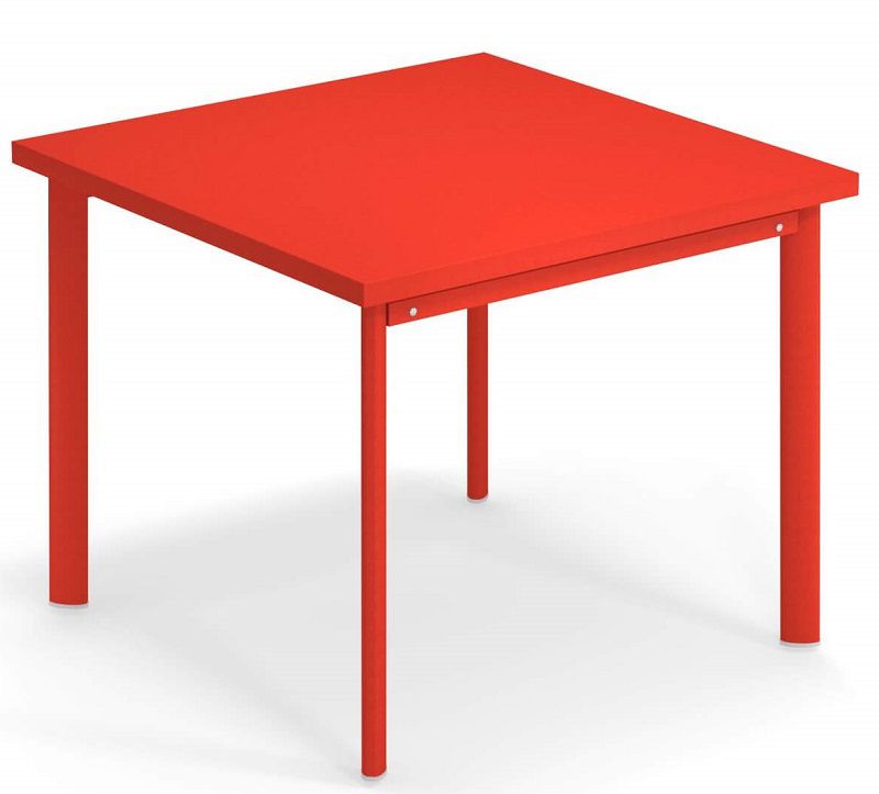 Emu Star tafel 90x90 cm Scarlet Red