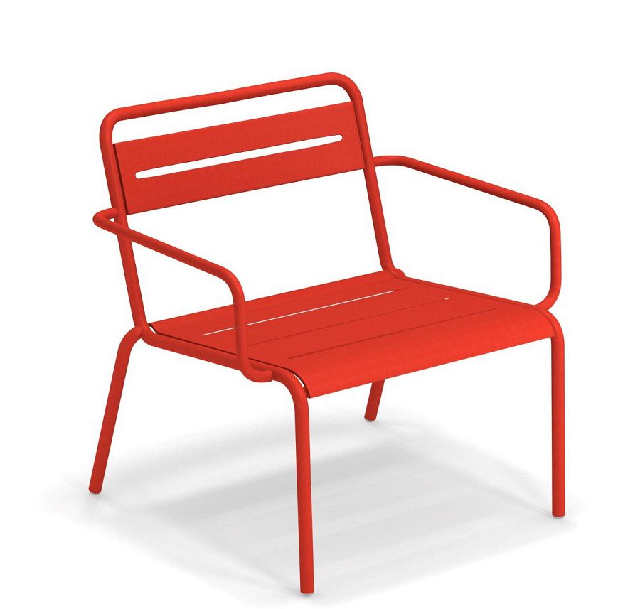Emu Star lounge stoel Scarlet Red